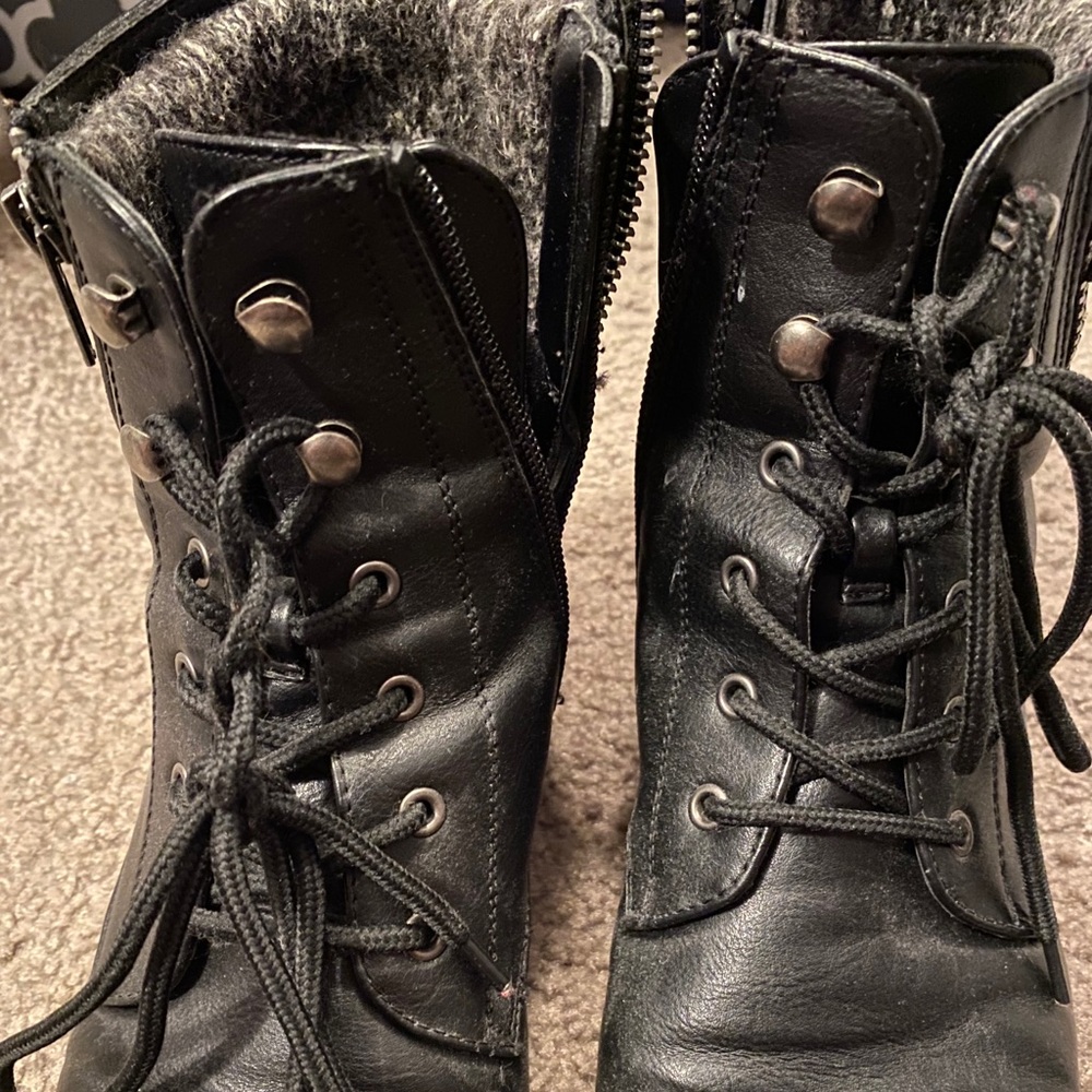 Black Combat Boots